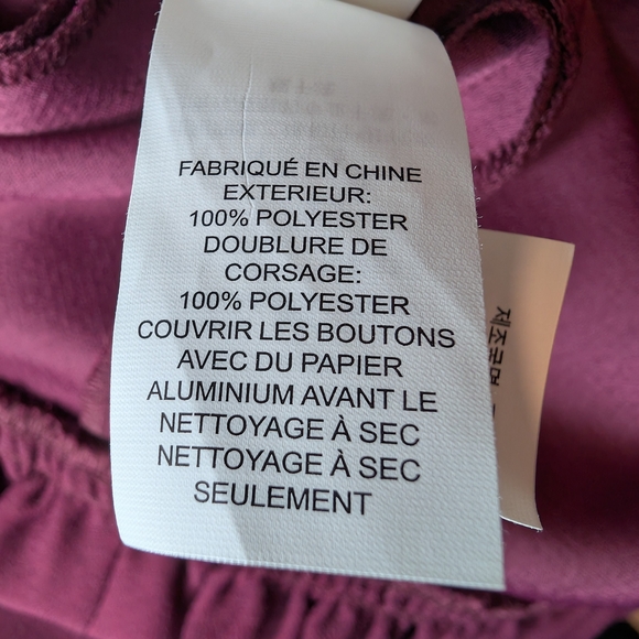 Pre-owned Kate Spade Plum Ruffle Kids Dress - Picture 9 of 14